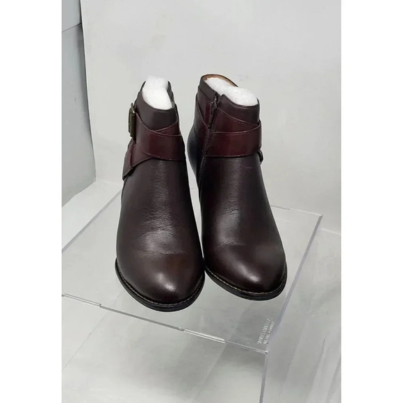 Vionic Women's Upright Trinity Ankle Boot Chocolate size 6.5M - Picture 1 of 8